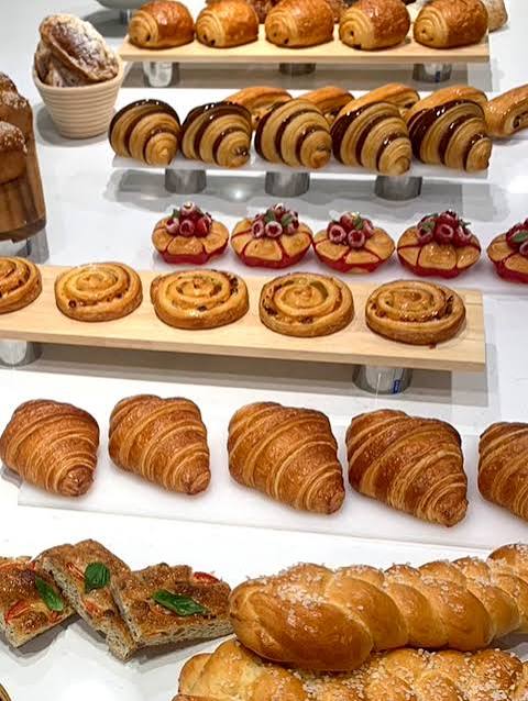 Warm Oven freshly baked croissants and pastries
